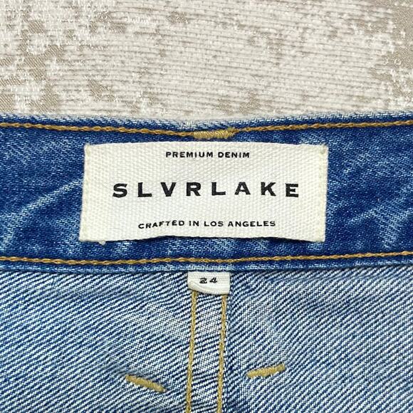 Slvrlake Charlotte High Rise Flare Jeans in Tucson - Picture 3 of 5